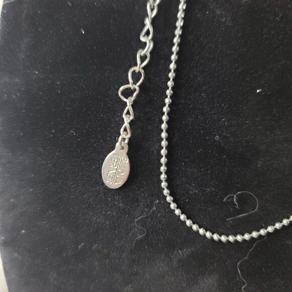 Bijoux Terner necklace silver Heart‎ Dangle15  Inch Chain - Picture 10 of 13